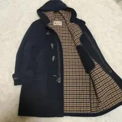 【英国製・希少】アクアスキュータム ロンドン L相当 ネイビー ハウスチェック