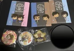 名探偵コナン　ダイカットステッカー　缶バッジ　安室透　コナン　毛利蘭　工藤新一