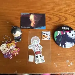 呪術廻戦 コンパクトミラーとグッズセット