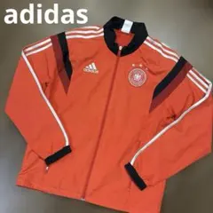 【海外サッカー】ドイツ代表　ナイロンジャケット　オレンジ　adidas製
