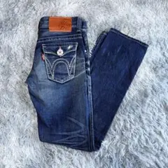 EDWIN Blue Trip 日本製 加工デニム S Y2K 00s