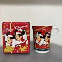 〈非売品〉ミッキー・ミニー クリスマスマグカップ