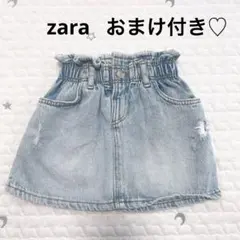 【まちゃん様専用】ZARA デニム ミニスカート 104サイズ