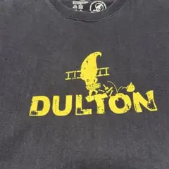 DULTON ダルトン ロゴプリント Tシャツ L 濃紺？ブラック？のサムネイル