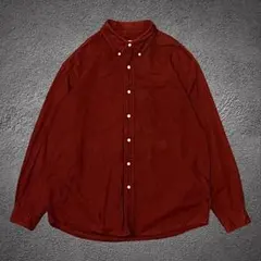 エディーバウアー 90's L ネルシャツ 長袖 ヘビーネルシャツ ボタンダウン