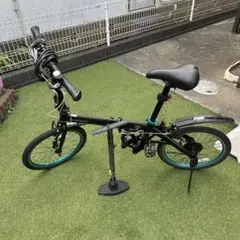 ルノー　折りたたみ自転車　緑　中古 RENAULT - Renault LIGHT8 14インチ折りたたみ自転車(中古)の