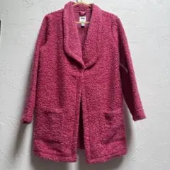 OLD NAVY ピンク ショールカラーチェスターコートのサムネイル