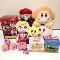 ゲームキャラクターグッズまとめ売り　スーパーマリオ　星のカービィ　12点セット
