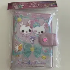 新品未開封Candy Twins シールバインダー　シール帳　8