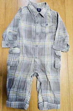 babyGap チェック柄ロンパース 80cm