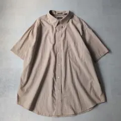 セントジョンズベイ コットン100% 半袖シャツ ボタンダウン　XXL ベージュのサムネイル