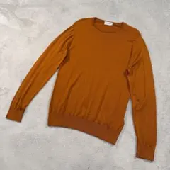 ジョンスメドレー　クルーネックニット　コットン　S