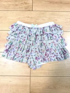 エニファム　フリル付きカラフルキュロット　130センチ