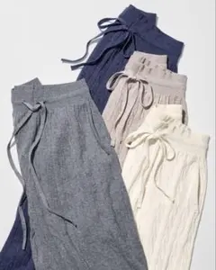 ニット ワイドパンツ