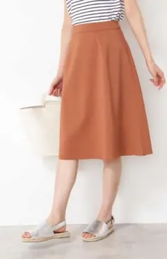 NATURAL BEAUTY BASIC 2WAYリバーシブルフレアスカート