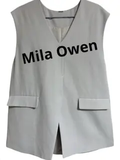 Mila Owen スーツSET UPクルーネックロングベスト - メルカリ