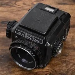 ✧美品✧ZENZA BRONICA S2 BLACK ストラップ 引き蓋のサムネイル