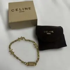 CELINE ブレスレット マカダム ゴールドカラー - メルカリ