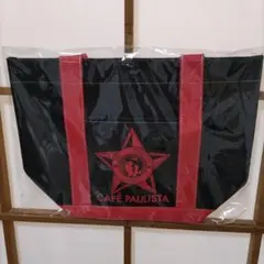 カフェ・パウリスタ トートバッグ 黒/赤　新品未使用