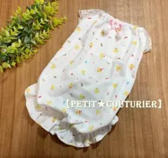 No.6252　ダックス柄のバルーンワンピース　＜ダックス用＞