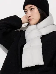 GRAY ヒートテックライニングパデッドマフラー 男女兼用