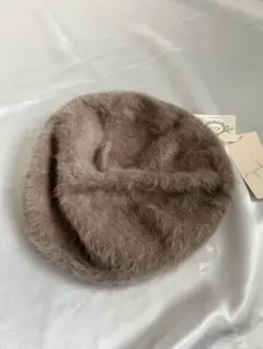 mjuka ミューカ　ベレー帽　ファー　帽子　レディース　新品未使用　冬