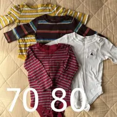 babyGap 4枚おまとめ　ロンパースセット 70・80