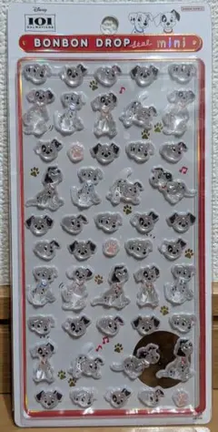 【正規品】 ボンボンドロップシール ミニ 101匹わんちゃん
