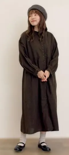 フリルワンピース ロングワンピース