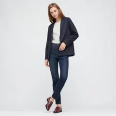 ユニクロ　ハイライズスキニーアンクルジーンズ（丈長め74cm）21