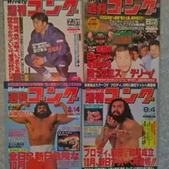 週刊ゴング４冊セット④