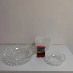 【HOYA】クリスタルガラスボウルセット〈大×1 小×6〉