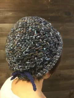 手編み帽子、ニット帽、帽子、毛糸の帽子