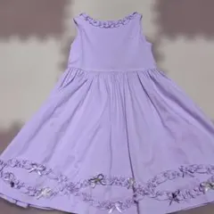 TOCCA ラベンダー ノースリーブワンピース