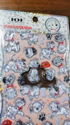 正規品 プチドロップステッカー 101匹わんちゃん