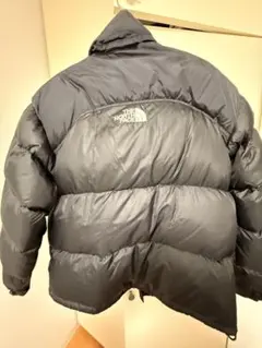 THE NORTH FACE ヌプシセンターロゴ　ジップ破損
