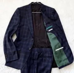 【美品】ポールスミス CLISSOLD スーツ セットアップ グレンチェック Sのサムネイル