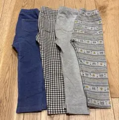 UNIQLO ベビー レギンス 90cm 4本セット