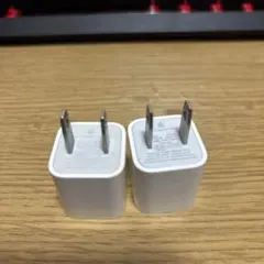 純正Apple iPhone USB コンセントプラグACアダプタ（2個セット）