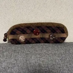 ハンドメイド☆パッチワーク☆ペンケース☆スリムタイプ