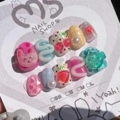 うるちゅるカラフルネイル【測定用ネイルチップ付き】