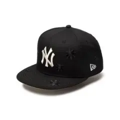 NEWERA 59FIFTY Flower Embroidery ブラック