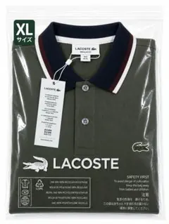 LACOSTE オリーブグリーン ポロシャツ 2XL新品タグあり - メルカリ