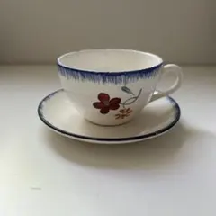 サーモンピンクのシンプルなカップ　digoin　Sarreguemines サーモンピンクのシンプルなカップ digoin Sarreguemines - メルカリ