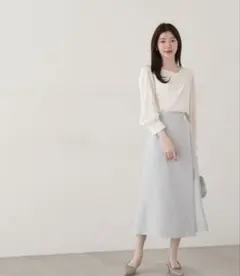 【美品】プロポーションボディドレッシング キラツイードラップマーメイドスカートのサムネイル