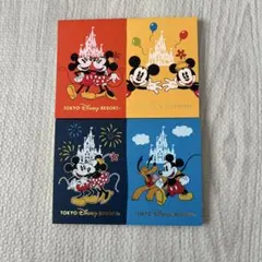 【美品】ディズニーリゾート メモ帳 4冊セット