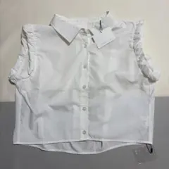 新品】カプリシュレマージュ ドットフリルボタンニット - メルカリ