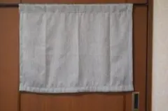 カフェカーテン★遮光★ハンドメイド★「シャンブレー遮光６６・５２」のサムネイル