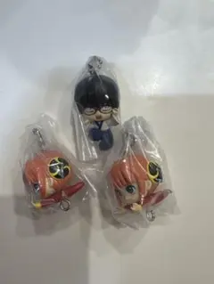 銀魂 つまんでつなげてマスコット　新八　神楽　3個セット