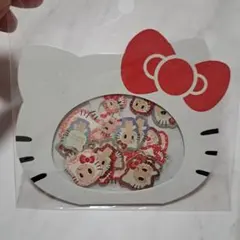 希少 レトロ ハローキティ キューピー コラボ フレーク ホログラム シール